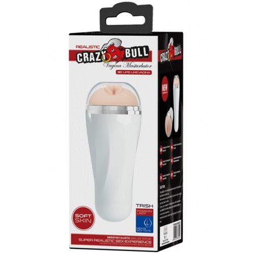 Мастурбатор-вагина в колбе Crazy Bull