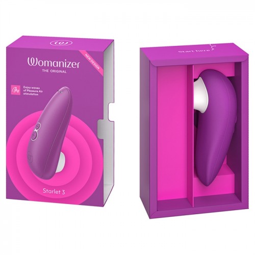 Компактный бесконтактный стимулятор клитора Womanizer Starlet 3 Violet