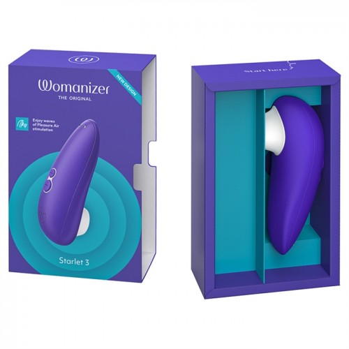 Компактный бесконтактный стимулятор клитора Womanizer Starlet 3 Indigo