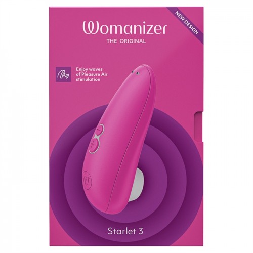 Компактный бесконтактный стимулятор клитора Womanizer Starlet 3 Pink