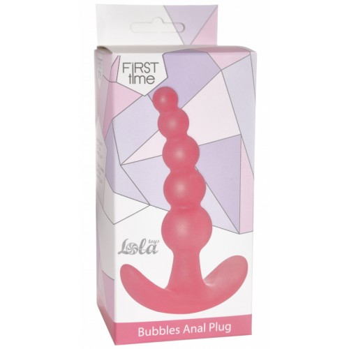 Анальная елочка Bubbles Anal Plug Pink