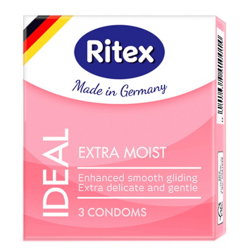 Презервативы Ritex Ideal Extra Moist №3 с повышенным количеством смазки 
