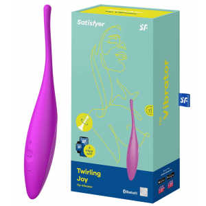Точечный вибромассажер Twirling Joy Satisfyer фиолетовый