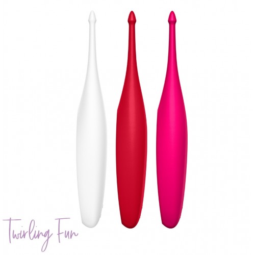 Точечный вибростимулятор Satisfyer Twirling Fun алый