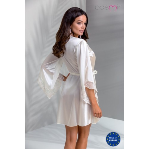 Нежный кремовый пеньюар Inoe XXL/XXXL