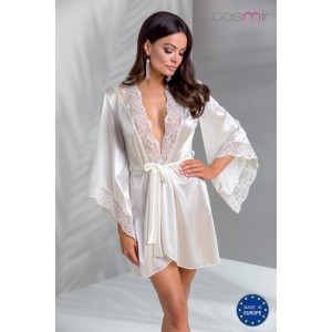 Нежный кремовый пеньюар Inoe XXL/XXXL