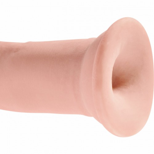 Большой фаллоимитатор без мошонки на присоске King Cock Plus Triple Density 23 см