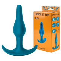 Анальный стимулятор из медицинского силикона Spice It Up Starter синий