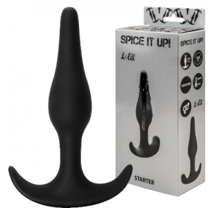 Анальный стимулятор из медицинского силикона Spice It Up Starter черный