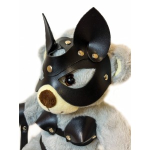 Плюшевый БДСМ Мишка в доминантном костюме (иной угол)