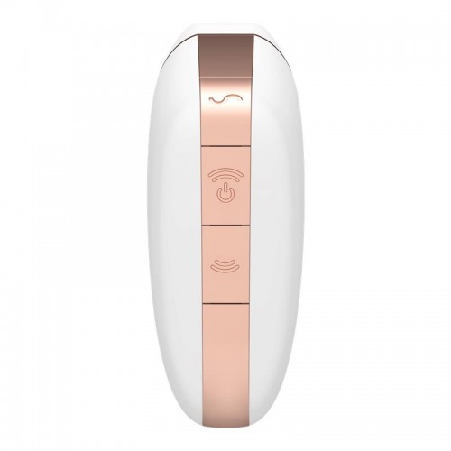Бесконтактный смарт-стимулятор клитора Satisfyer Love Triangle белый ДЕФОРМИРОВАННАЯ УПАКОВКА