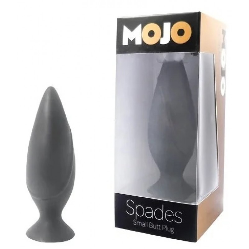 Черная анальная пробка Mojo Small Butt Plug