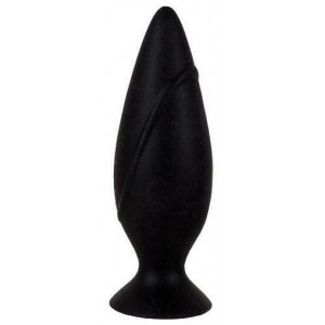 Черная анальная пробка Mojo Small Butt Plug (иной угол)