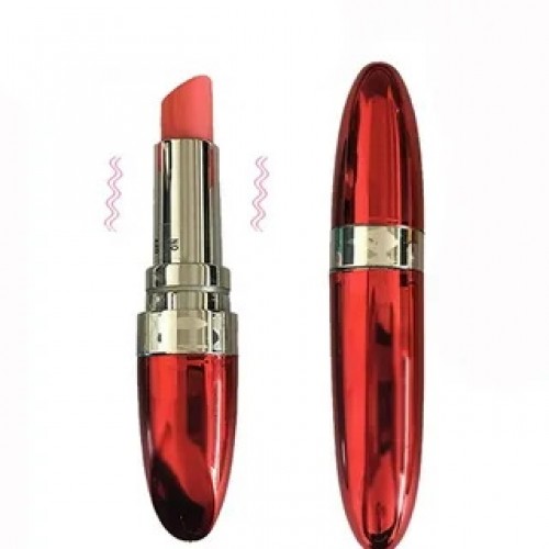 Вибростимулятор помада Vibrating Lipstick красный 