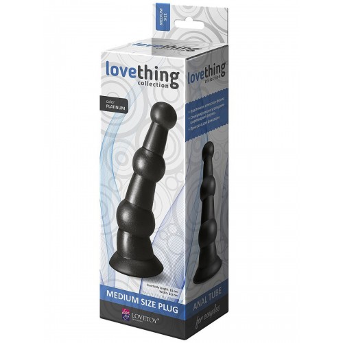Анальный стимулятор на присоске Love Thing Medium Plug
