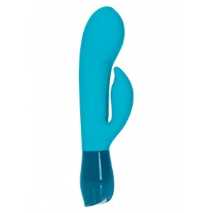 Вибратор с клиторальным стимулятором Dual Action Massager (иной угол)