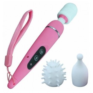 Вибромассажер King Touch розовый (иной угол)