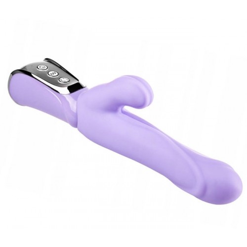 Вибратор с вращением Vibe Therapy Exalation, фиолетовый ДЕФОРМИРОВАННАЯ УПАКОВКА
