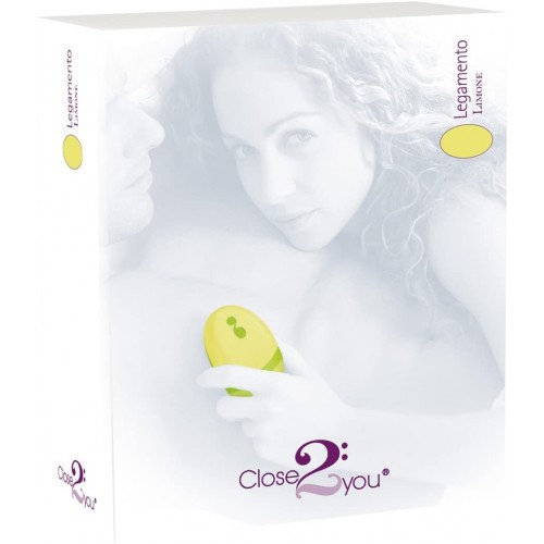 Клиторальный вибромассажер Close2You Legamento Limone