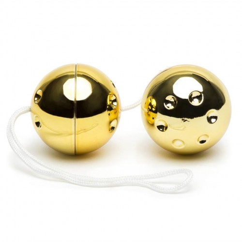 Вагинальные шарики со смещенным центром тяжести Yam Balls Gold
