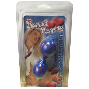 Вагинальные шарики со смещенным центром тяжести Sweet Hearts (иной угол)