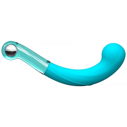 Массажер точки G из стекла и силикона Comet G-Spot Key By Jopen 20 см