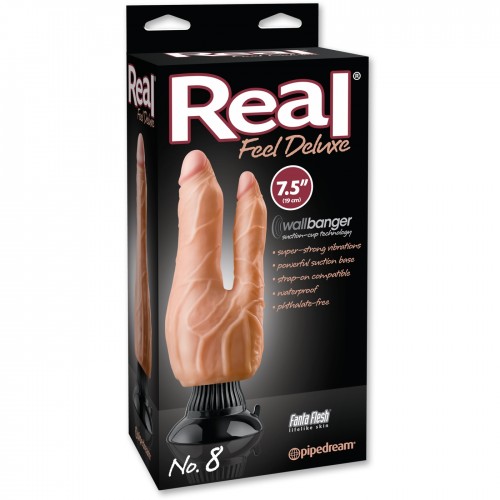Фаллоимитатор двойной Real Feel Deluxe No.8 Flesh 24 см
