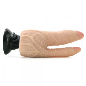 Фаллоимитатор двойной Real Feel Deluxe No.8 Flesh 24 см (иной угол)