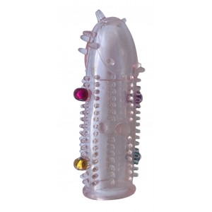 Насадка на палец розовая с бусинами (иной угол)