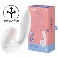 МЯГКАЯ ВАКУУМНАЯ УПАКОВКА Вибратор с вакуумно-волновым стимулятором клитора Satisfyer Supernova White