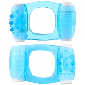 Силиконовое виброкольцо для двойной стимуляции  (иной угол)