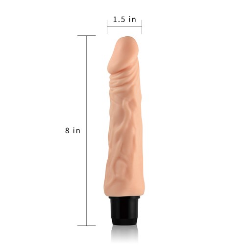 Реалистичный фаллоимитатор Xtreme Feel Cyberskin 20 см