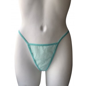 Бирюзовая сексуальная сорочка с пажами L/XXL (иной угол)