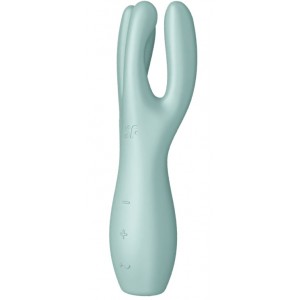 Универсальный вибростимулятор Satisfyer Threesome 3 мятный (иной угол)