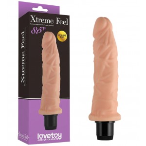 Рельефный фаллоимитатор Xtreme Feel Cyberskin 20 см