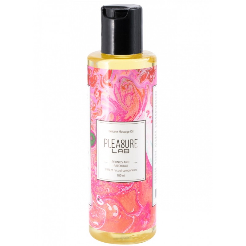 Массажное масло с афродизиаком Pleasure Lab Delicate пионы и пачули 100 мл