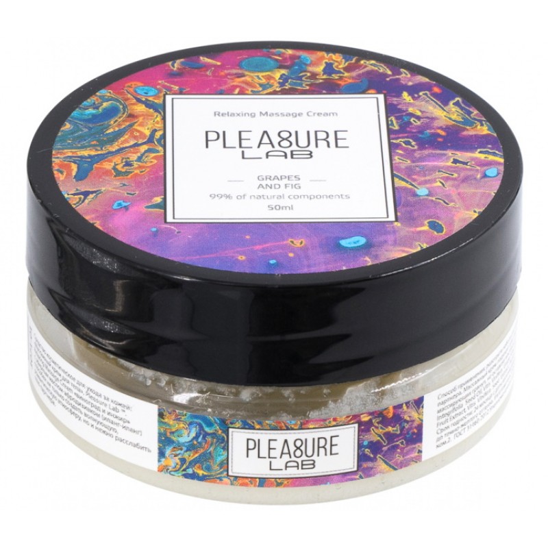 Массажный крем с афродизиаком Pleasure Lab Relaxing виноград и инжир 50 мл