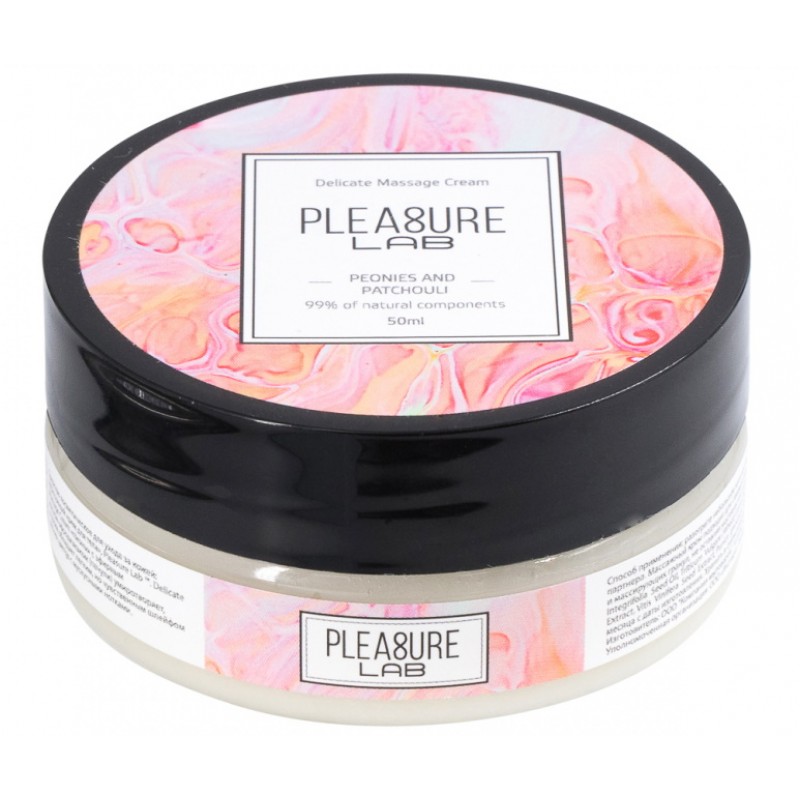 Массажный крем с афродизиаком Pleasure Lab Delicate пионы и пачули 50 мл