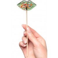 Карамельный леденец Губки зеленого цвета с конфетти