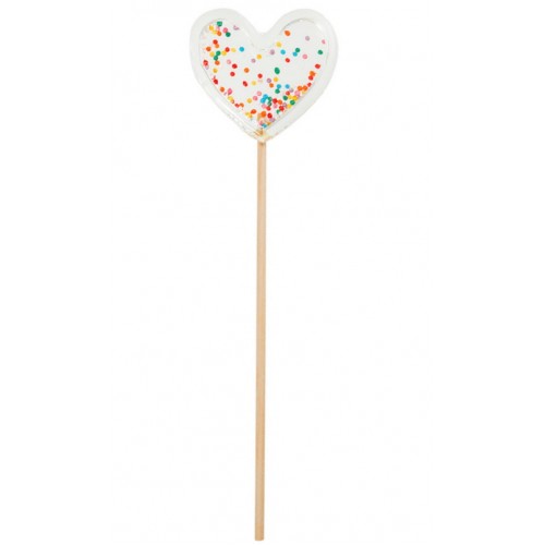 Карамельный леденец Сердечко Погремушка