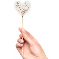 Карамельный леденец Сердечко Погремушка