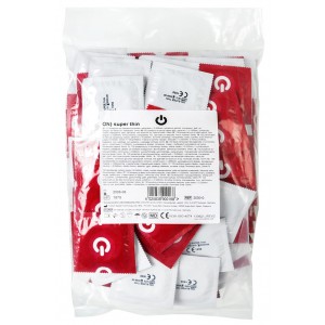 Презервативы ON Super Thin ультратонкие 0,05 мм 100 шт (иной угол)