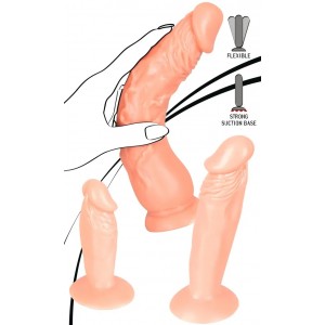 Набор из 3 пенисов Anal Training Set (иной угол)