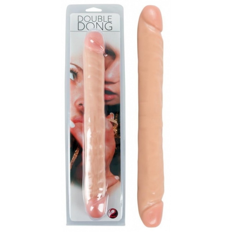 Двойной эластичный фаллос Double Dong 33 см