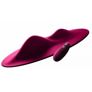 Виброподушка розового цвета Vibepad (иной угол)