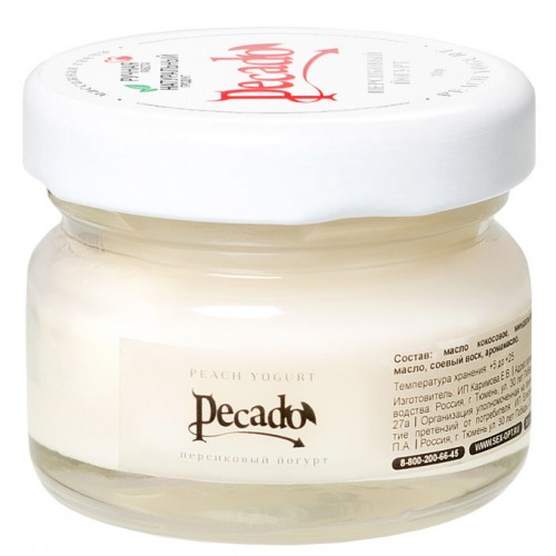 Массажная свеча Персиковый Йогурт Pecado BDSM 30 мл