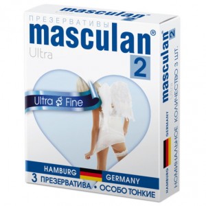 Презервативы Masculan Ultra 2, особо тонкие 3 шт