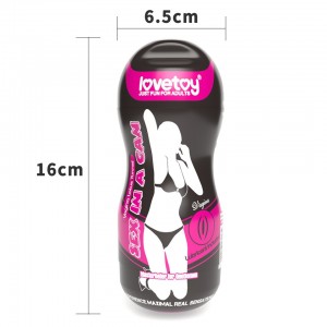 Мастурбатор в колбе Sex In A Can Vagina Lotus Tunnel (иной угол)