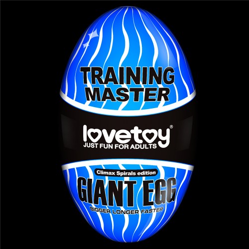 Большое яйцо-мастурбатор Giant Egg Climax Spirals Edition