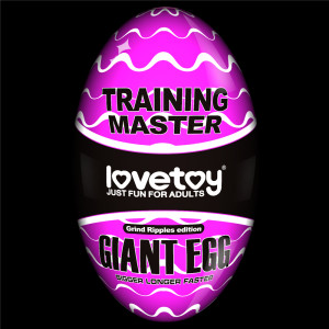 Большое яйцо-мастурбатор Giant Egg Grind Ripples Edition (иной угол)